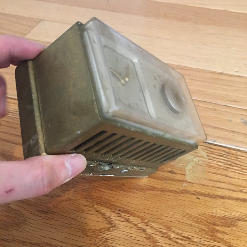 Vintage 1950s Honeywell Electric Clock Thermostat-USA Made-AT75 OR AT82 - Picture 4 of 10